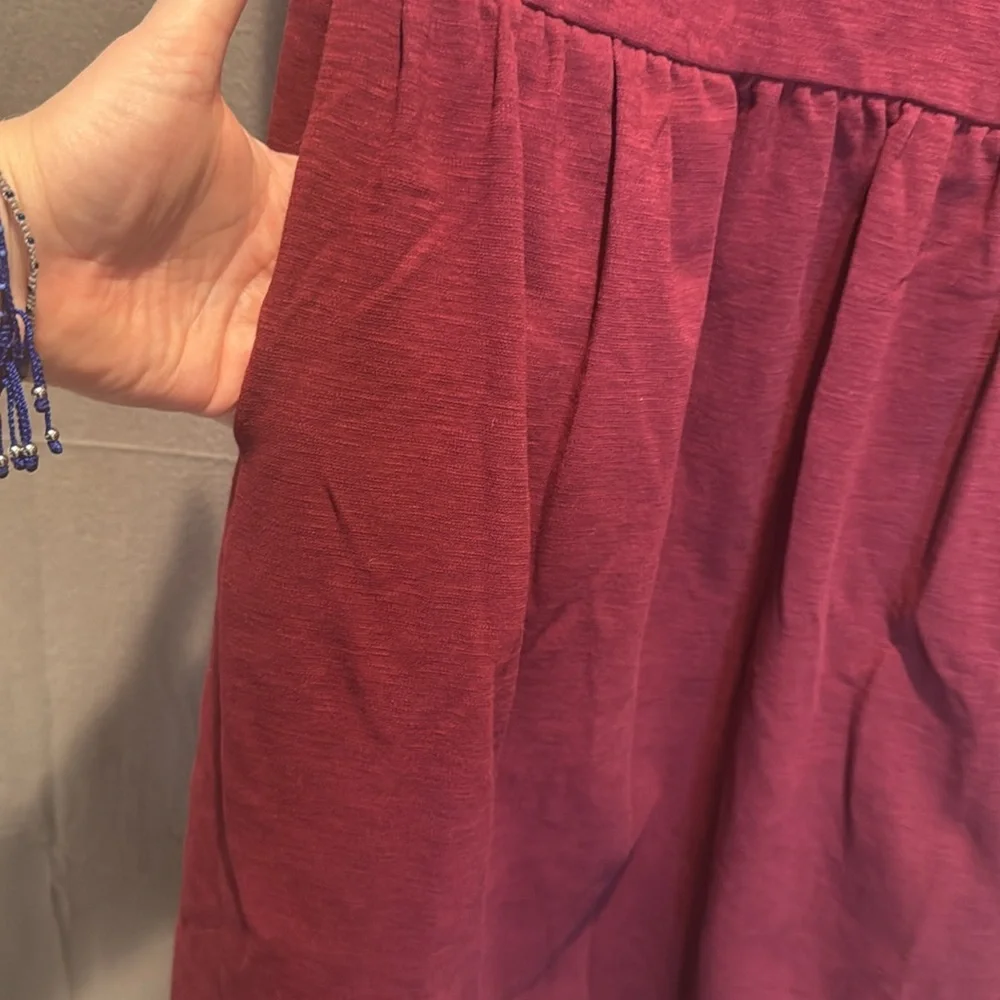 J. Crew Rich Burgundy Mini Dress